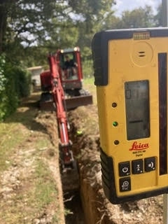 Terrassement pour un projet en Gironde